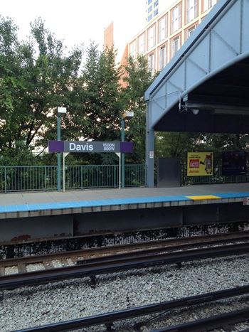 Davis St Train Station